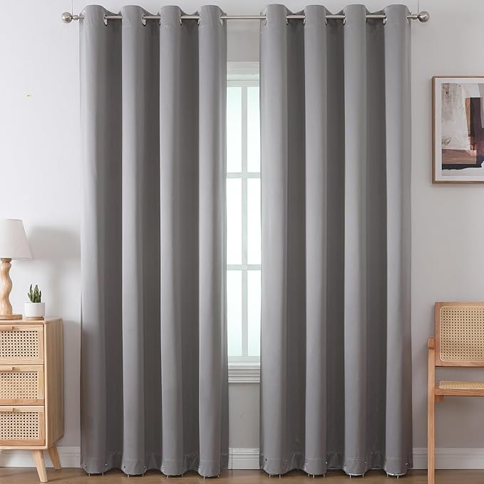 Cortinas Blackout 2 Panel 140x220cm Aislante