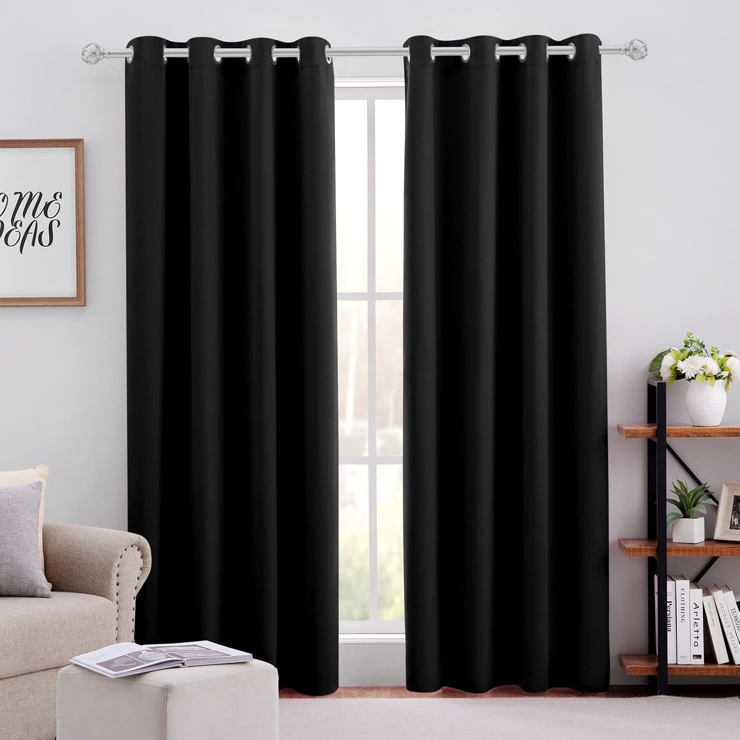 Cortinas Blackout 2 Panel 140x220cm Aislante